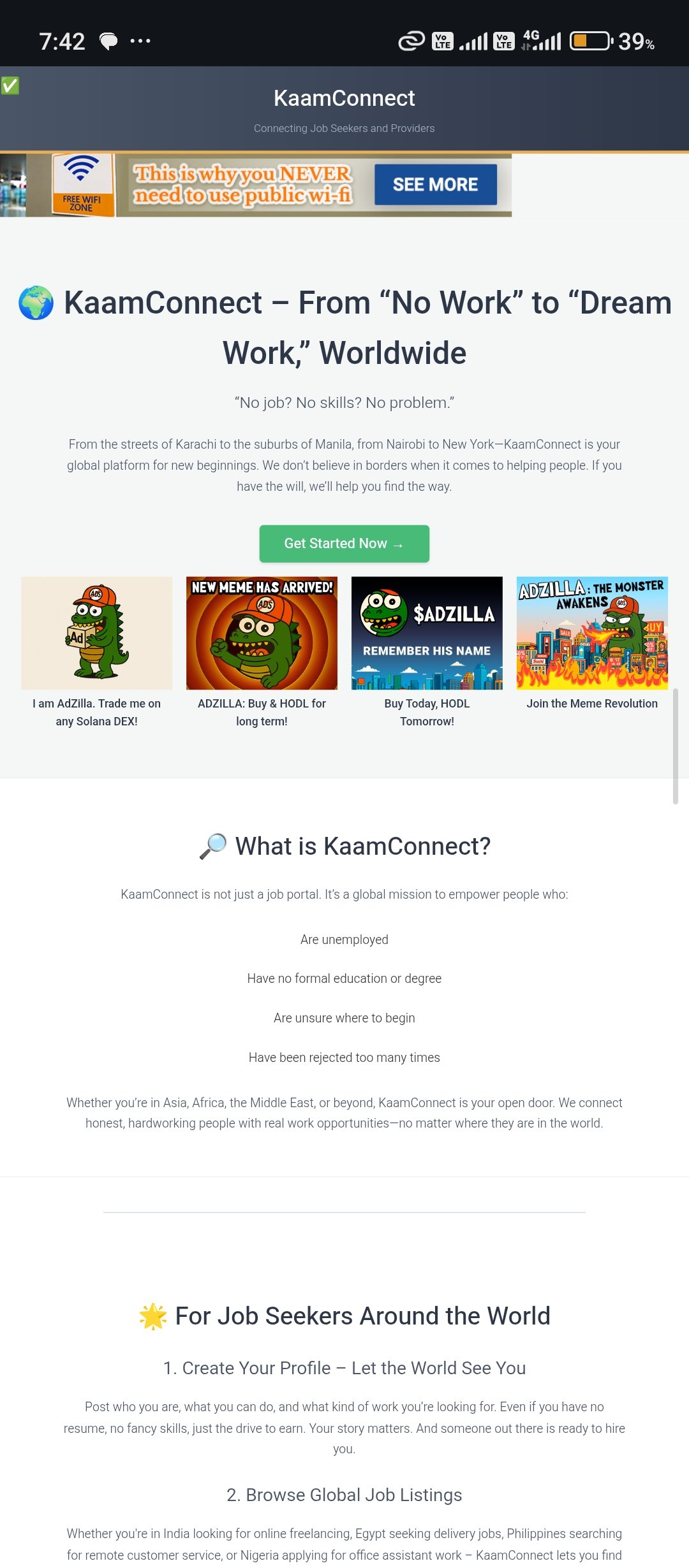 Kaam connect 