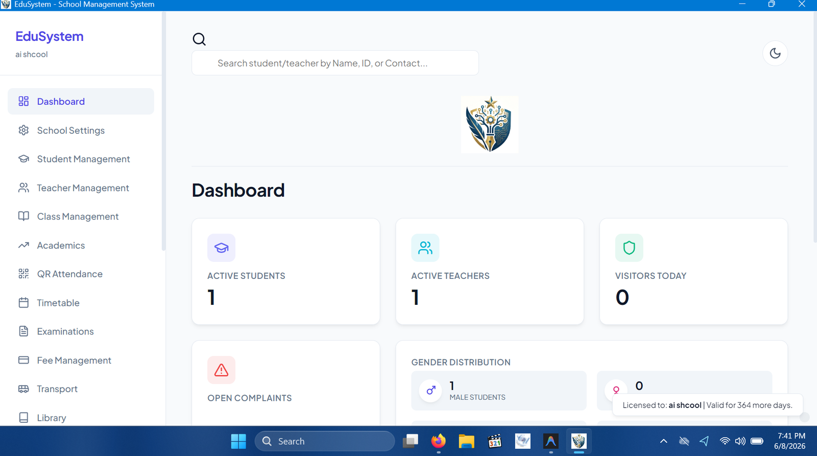 EDUSYSTEM screenshot